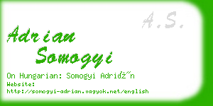 adrian somogyi business card